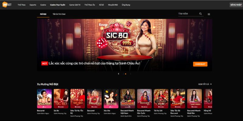 Casino Live 188bet Phát sóng từ sòng bài thật 24/7