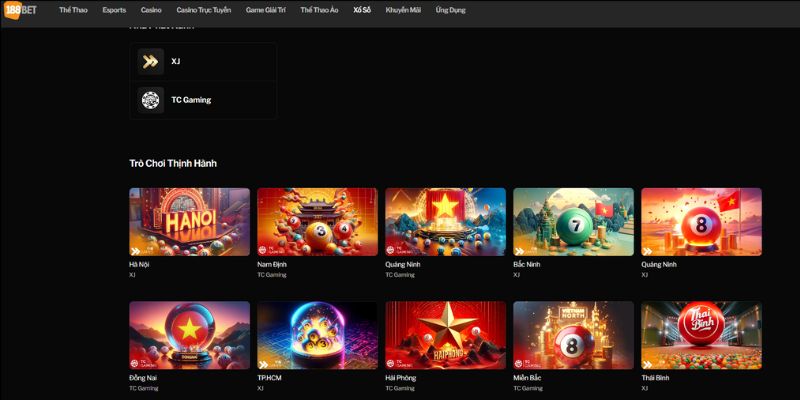 Sảnh Xổ số – Lô đề online trả thưởng siêu tốc